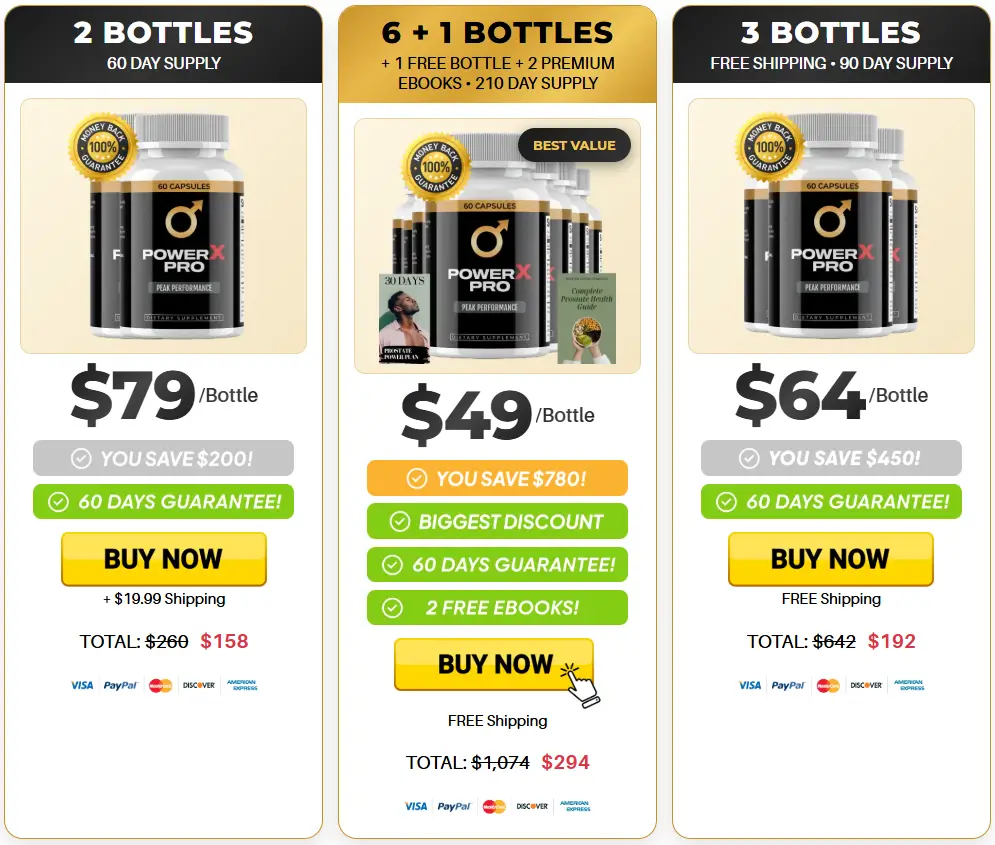 PowerX Pro-Pricing